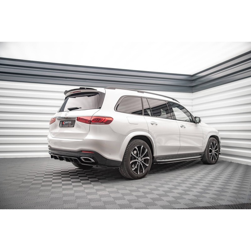 Rear Splitter (with vertical bars) Mercedes-Benz GLS AMG-Line X167 a 526,82 € uniw-ME-GLS-167-AMGLINE-RD1G+RD2G*13959 chez CAROU TUNING