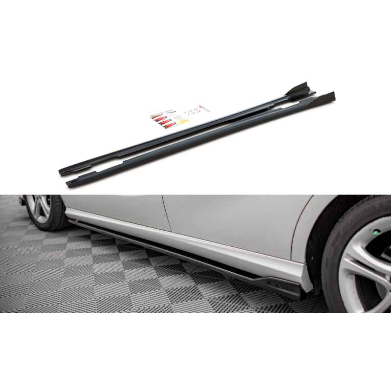 Side Skirts Diffusers V.1 Mercedes-Benz A W176 a 421,03 € uniw-ME-A-176-SD1G*14176 chez CAROU TUNING