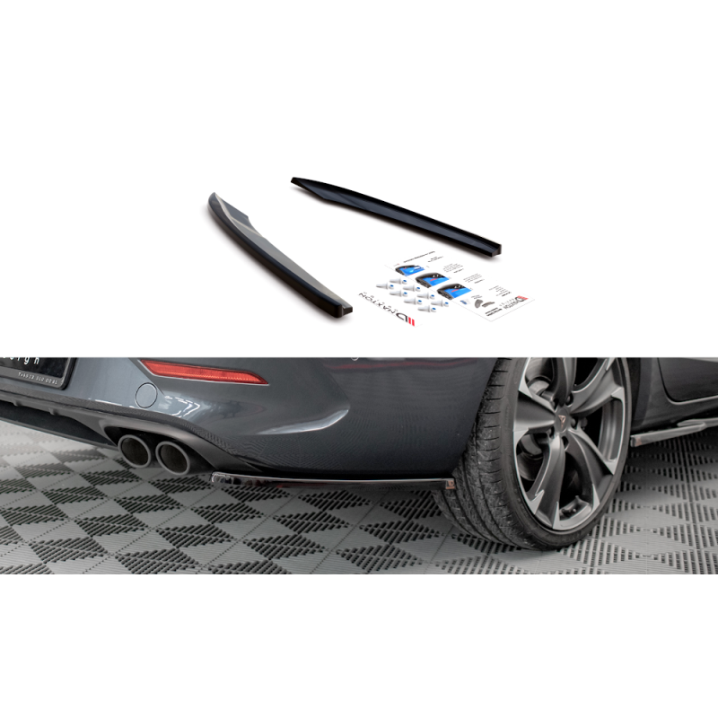 Rear Side Splitters Cupra Leon ST a 188,30 € uniw-CU-LE-1-ST-RSD1G*14379 chez CAROU TUNING