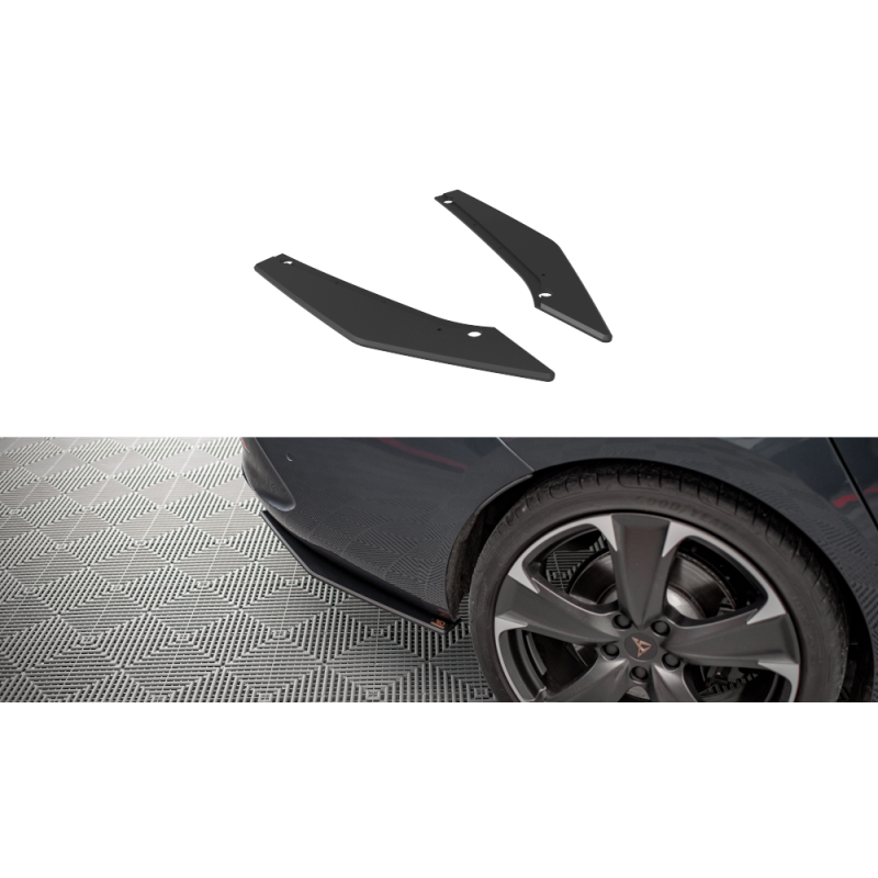 Street Pro Rear Side Splitters Cupra Leon ST a 145,99 € uniw-CULE1STCNC-RSD1B*14395 chez CAROU TUNING