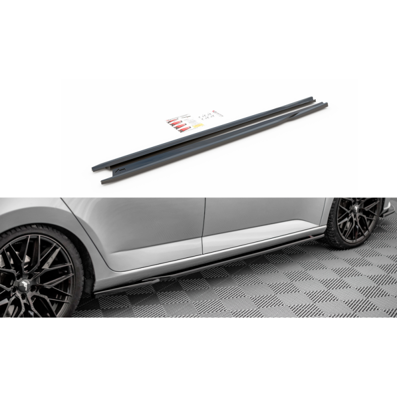 Side Skirts Diffusers Skoda Fabia Mk3 a 421,03 € uniw-SK-FA-3-SD1G*14562 chez CAROU TUNING
