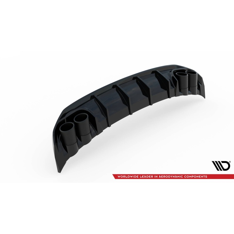 Rear Valance + Exhaust Ends Imitation Audi A3 S-Line Sportback 8Y a 875,92 € uniw-AU-A3-8Y-SLINE-RS1G+CHROME*14814 chez CAROU TUNING
