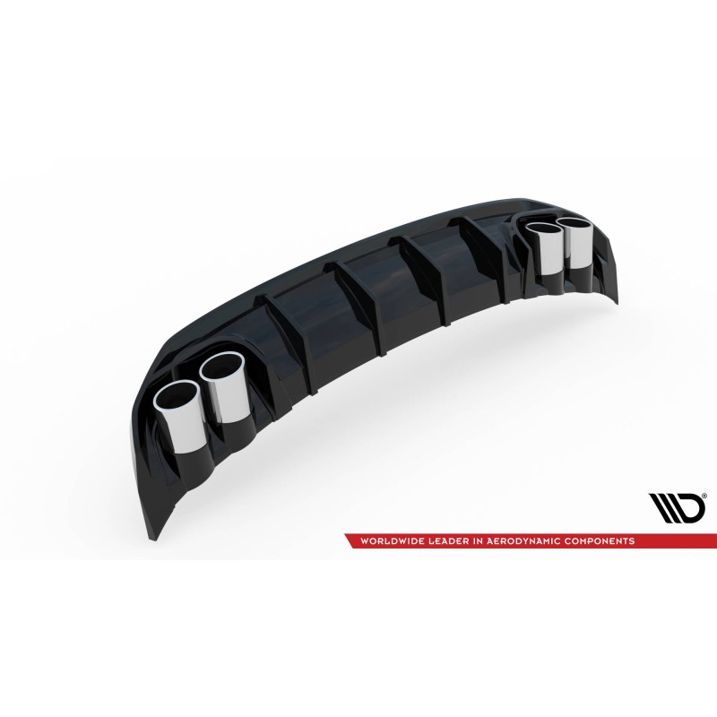 Rear Valance + Exhaust Ends Imitation Audi A3 S-Line Sportback 8Y a 875,92 € uniw-AU-A3-8Y-SLINE-RS1G+BLACK*14816 chez CAROU TUNING