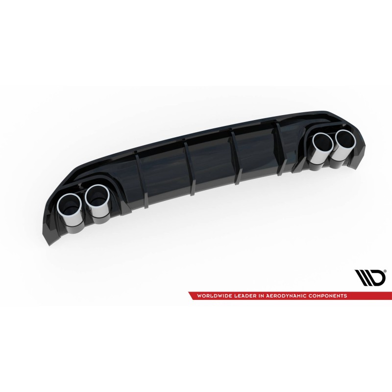 Rear Valance + Exhaust Ends Imitation Audi A3 S-Line Sportback 8Y a 875,92 € uniw-AU-A3-8Y-SLINE-RS1G+BLACK*14816 chez CAROU TUNING