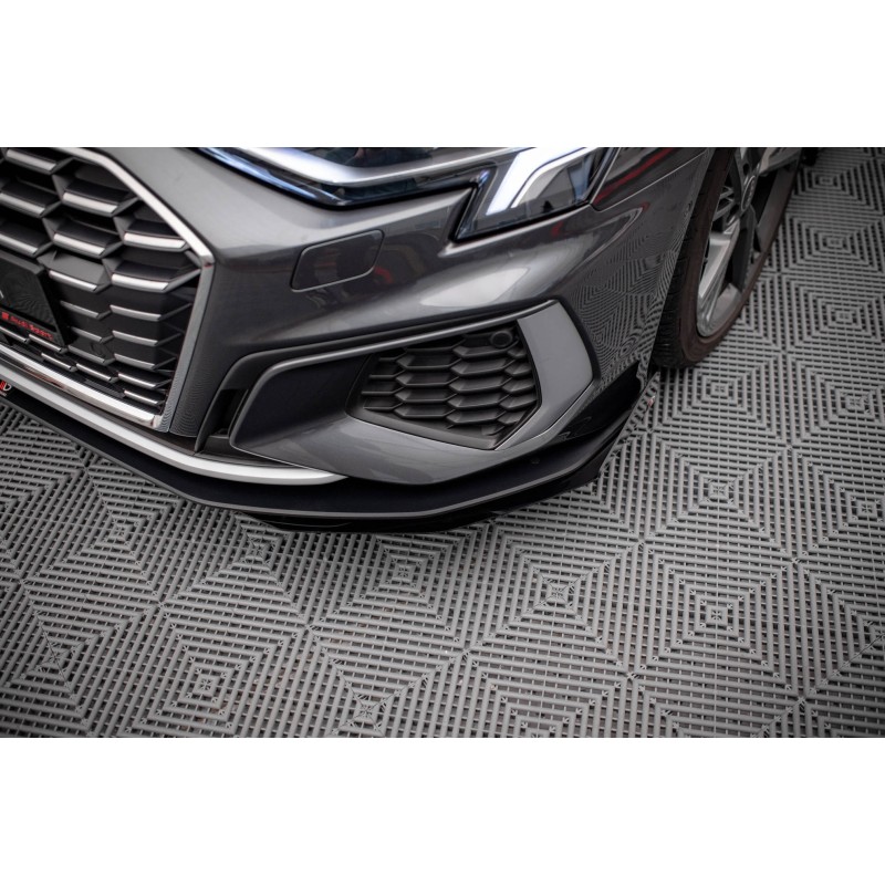 Street Pro Front Splitter + Flaps Audi S3 / A3 S-Line 8Y a 567,02 € uniw-AUA38YSLINECNC-FD1BRB+FSF1G*14900 chez CAROU TUNING