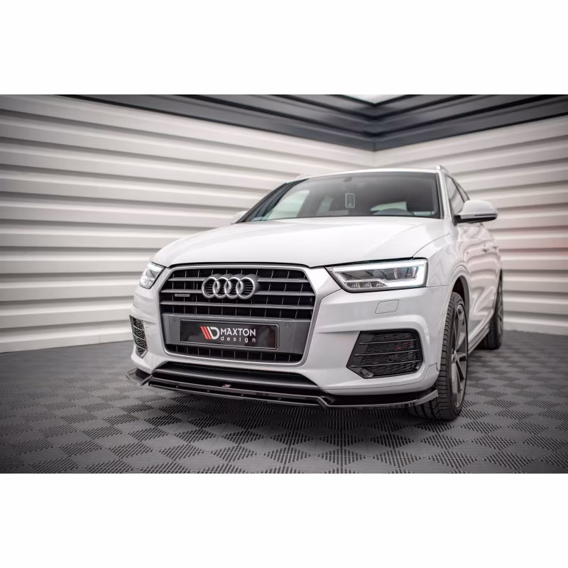 Front Splitter V.2 Audi Q3 Sport 8U Facelift a 526,82 € uniw-AU-Q3-1F-SLINE-FD2G+FD2RG*15064 chez CAROU TUNING