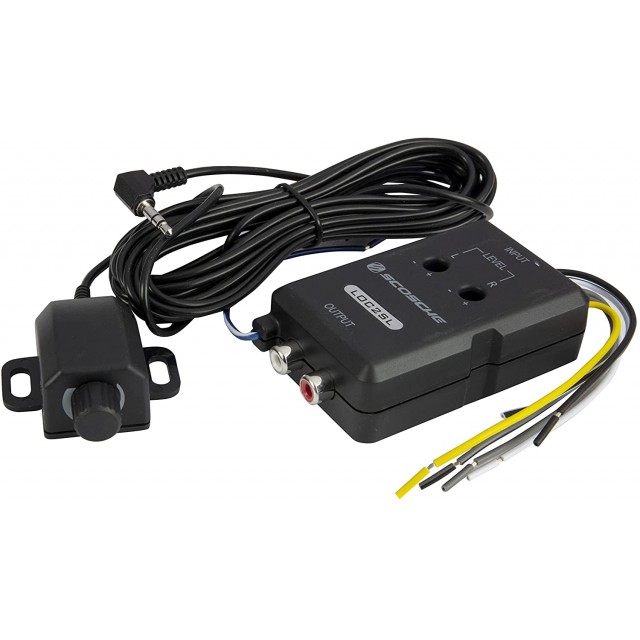 Bas niveau convertisseur de sortie de ligne Amplificateur réglable 2 Canaux + remote a 45,00 € LOC2SL chez CAROU TUNING