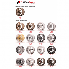 catalogue JAPAN RACING a 0,00 € chez CAROU TUNING