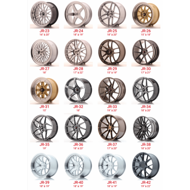 catalogue JAPAN RACING a 0,00 € chez CAROU TUNING