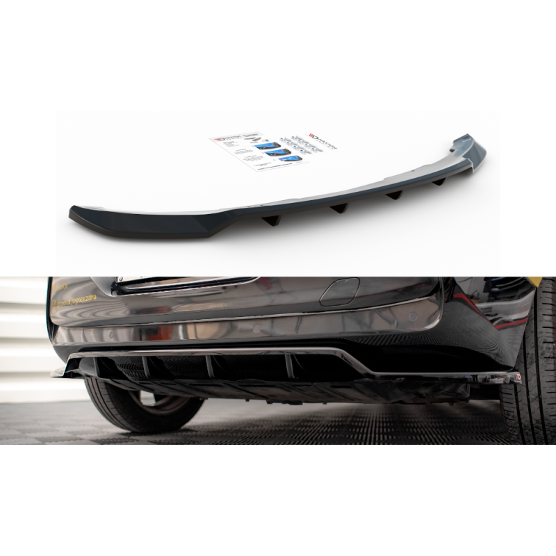 Rear Splitter (with vertical bars) BMW i3 Mk1 Facelift a 526,82 € uniw-BM-I3-1-RD1G+RD2G*15283 chez CAROU TUNING