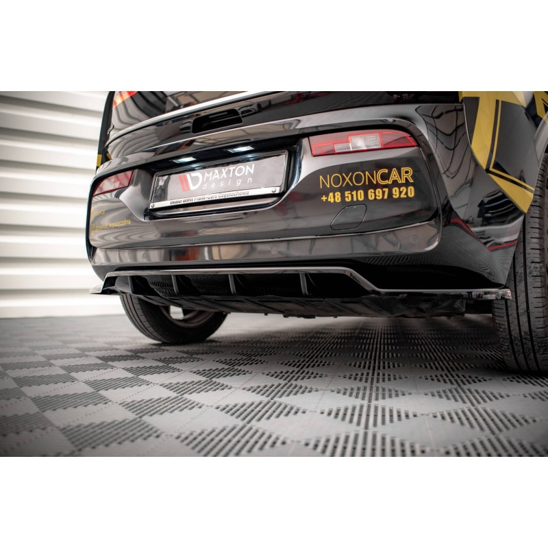 Rear Splitter (with vertical bars) BMW i3 Mk1 Facelift a 526,82 € uniw-BM-I3-1-RD1G+RD2G*15283 chez CAROU TUNING