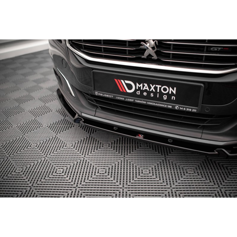 Front Splitter V.1 Peugeot 508 GT Mk1 Facelift a 421,03 € uniw-PE-508-1F-GT-FD1G*15378 chez CAROU TUNING