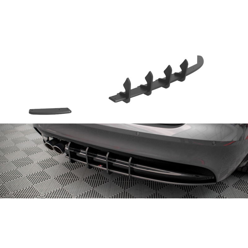 Street Pro Rear Diffuser Jaguar XF R-Sport Mk2 a 442,19 € uniw-JAXF2RSPORTCNC-RS1B+BRBI*15438 chez CAROU TUNING
