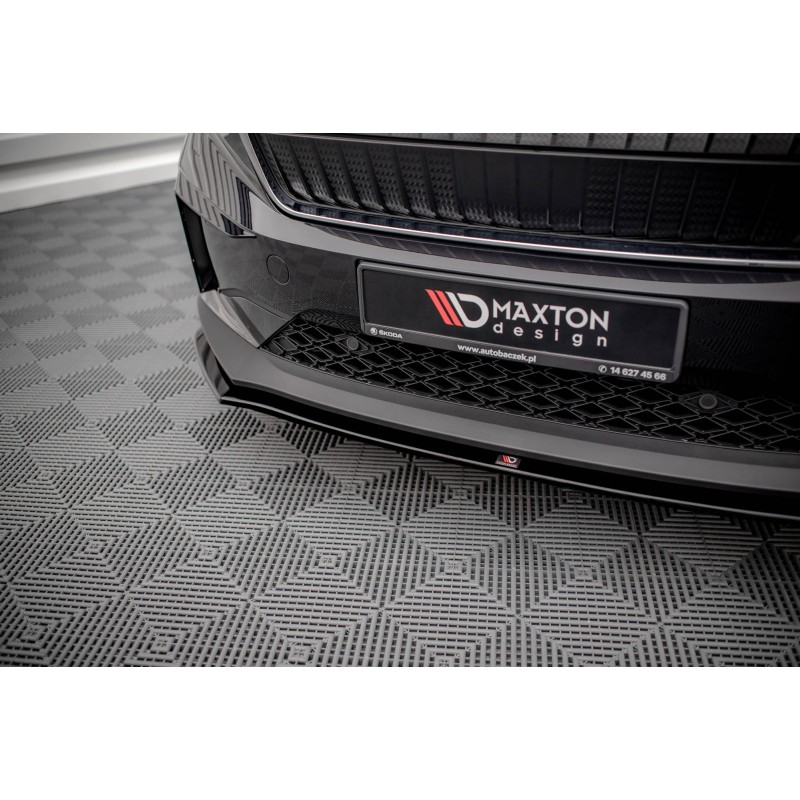 Front Splitter V.1 Skoda Enyaq iV a 421,03 € uniw-SK-EN-1-FD1G*15766 chez CAROU TUNING