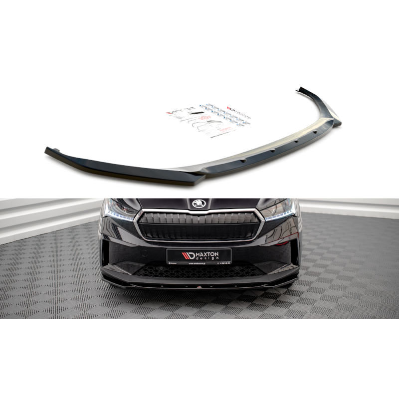 Front Splitter V.3 Skoda Enyaq iV a 421,03 € uniw-SK-EN-1-FD3G*15774 chez CAROU TUNING