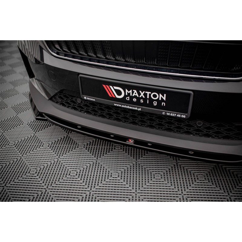 Front Splitter V.3 Skoda Enyaq iV a 421,03 € uniw-SK-EN-1-FD3G*15774 chez CAROU TUNING