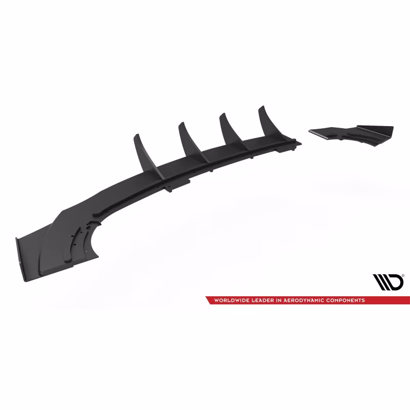 Street Pro Rear Valance + Flaps Opel Astra GTC OPC-Line J a 524,71 € uniw-OPASJGTCOPCLINECNC-RS1B+RSF1G*16038 chez CAROU TUNING