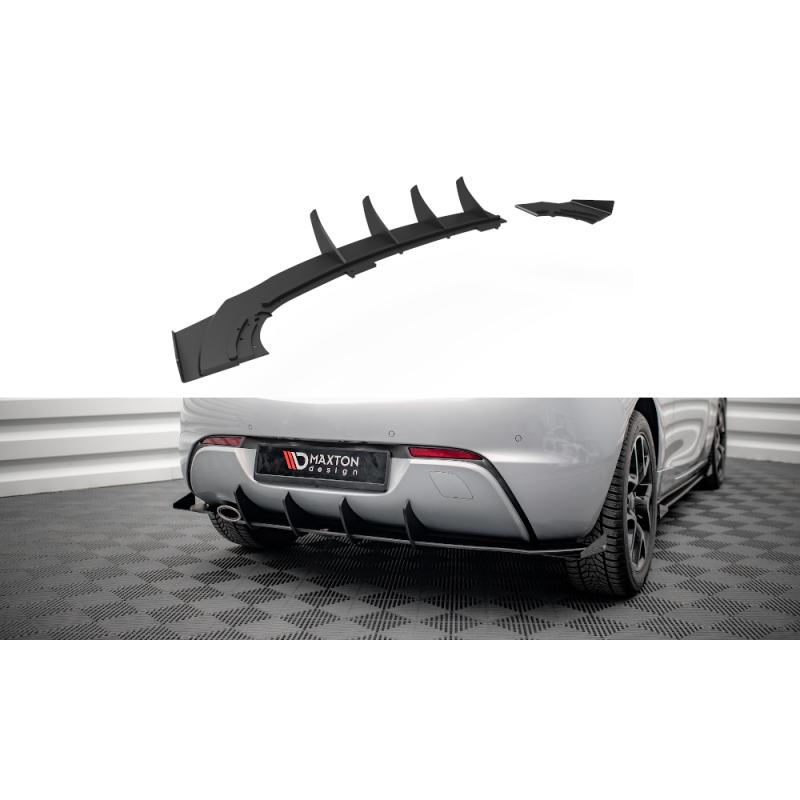 Street Pro Rear Valance + Flaps Opel Astra GTC OPC-Line J a 609,34 € uniw-OPASJGTCOPCLINECNC-RS1B+BRBI+RSF1G*16039 chez CAROU TUNING