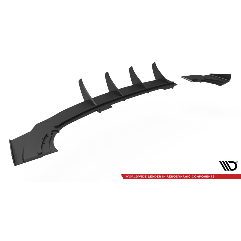 Street Pro Rear Valance + Flaps Opel Astra GTC OPC-Line J a 609,34 € uniw-OPASJGTCOPCLINECNC-RS1BRB+RSF1G*16040 chez CAROU TUNING