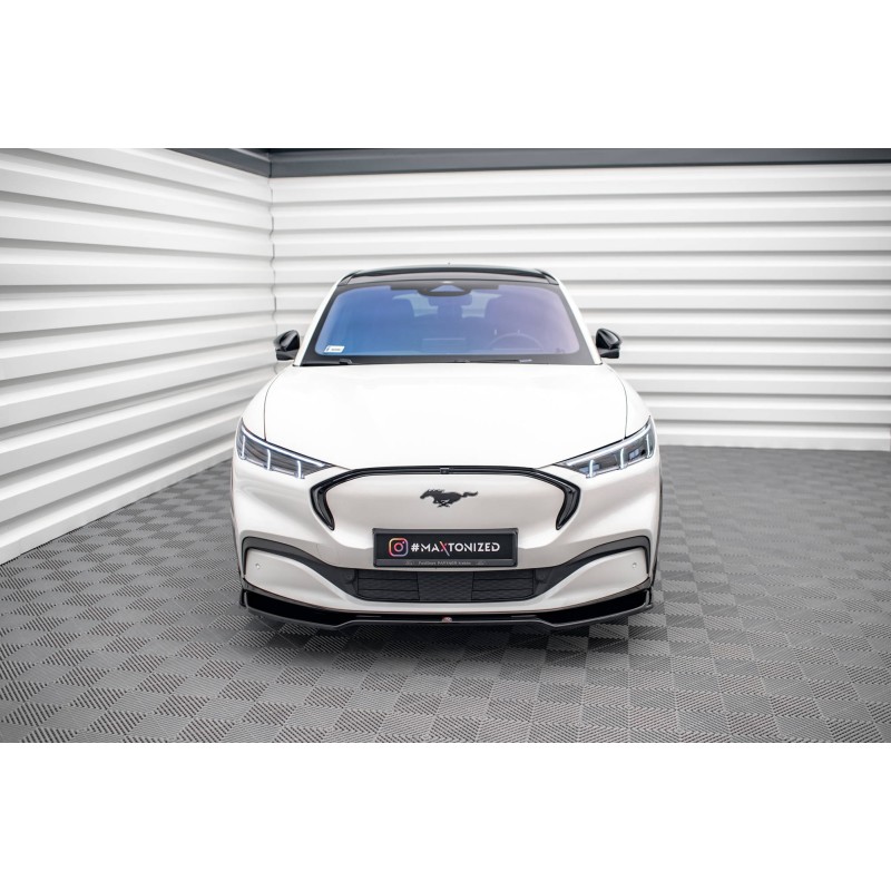 Front Splitter V.2 Ford Mustang Mach-E Mk1 a 421,03 € uniw-FO-MU-MACHE-1-FD2G*16107 chez CAROU TUNING