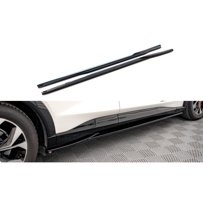 Side Skirts Diffusers Ford Mustang Mach-E Mk1 a 421,03 € uniw-FO-MU-MACHE-1-SD1G*16115 chez CAROU TUNING