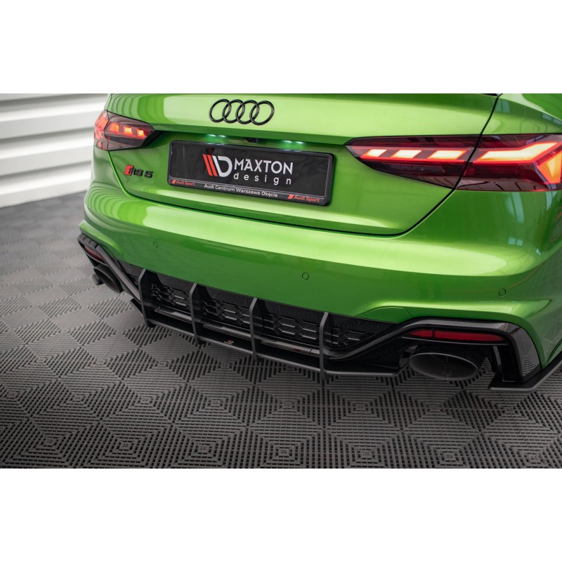 Street Pro Rear Diffuser Audi RS5 F5 Facelift a 357,56 € uniw-AURS52FCNC-RS1B*16244 chez CAROU TUNING