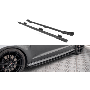 Street Pro Side Skirts Diffusers + Flaps Audi S3 / A3 S-Line Sportback 8V Facelift a 567,02 € uniw-AUS33FSBCNC-SD1BRB+SF1G*16274 chez CAROU TUNING