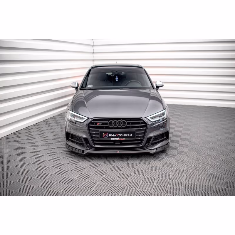 Front Splitter V.3 Audi S3 / A3 S-Line Sportback 8V Facelift a 421,03 € uniw-AU-S3-3F-SB-FD3G*16289 chez CAROU TUNING