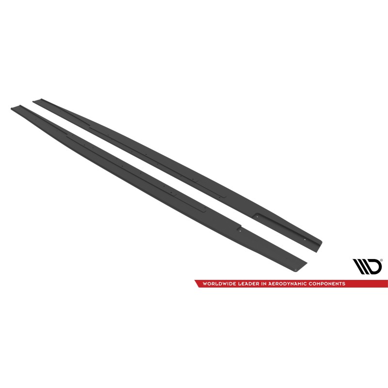 Street Pro Side Skirts Diffusers Lexus GS F Mk4 Facelift a 442,19 € uniw-LEGSF4FCNC-SD1BRB*16333 chez CAROU TUNING