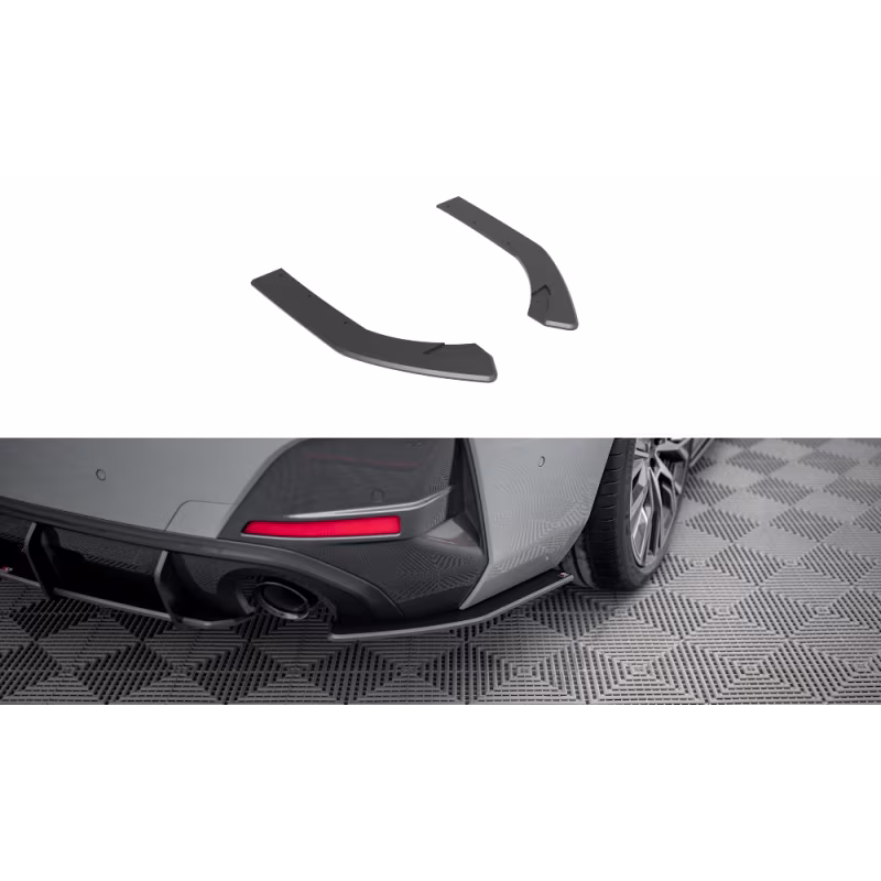 Street Pro Rear Side Splitters BMW 4 Gran Coupe M-Pack G26 a 145,99 € uniw-BM4G26MPACKGCCNC-RSD1B*16428 chez CAROU TUNING