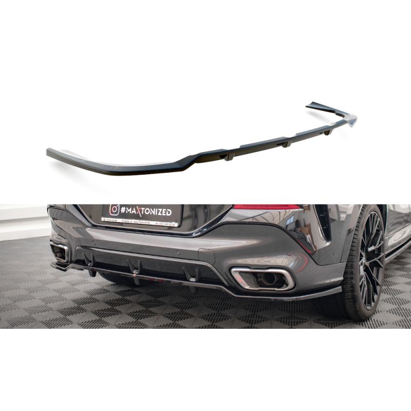 Rear Splitter (with vertical bars) V.2 BMW X6 M-Pack G06 a 526,82 € uniw-BM-X6-06-MPACK-RD3G+RD4G*16543 chez CAROU TUNING
