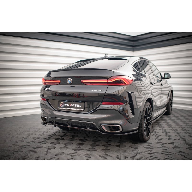 Rear Splitter (with vertical bars) V.2 BMW X6 M-Pack G06 a 526,82 € uniw-BM-X6-06-MPACK-RD3G+RD4G*16543 chez CAROU TUNING