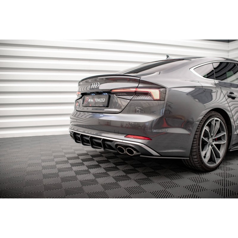 Street Pro Rear Diffuser Audi S5 Coupe / Sportback F5 a 442,19 € uniw-AUS52CNC-RS1B+BRBI*16786 chez CAROU TUNING