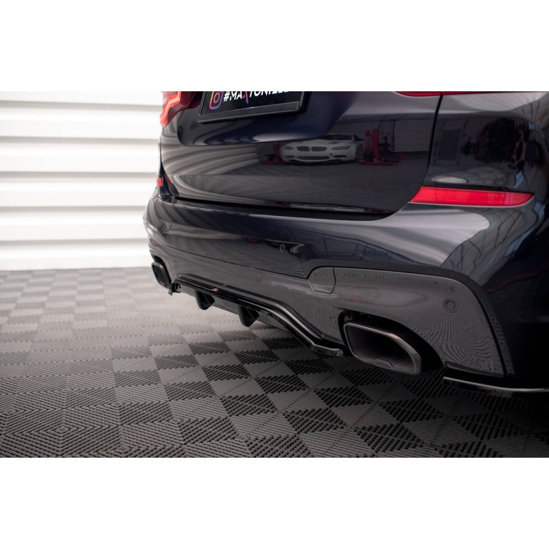 Rear Splitter (with vertical bars) BMW X3 M40i / M40d G01 a 376,60 € uniw-BM-X3-01-M40-RD1G+RD2G*16808 chez CAROU TUNING