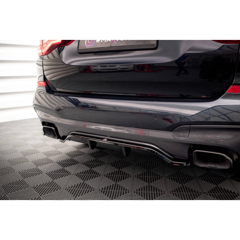 Rear Splitter (with vertical bars) BMW X3 M40i / M40d G01 a 376,60 € uniw-BM-X3-01-M40-RD1G+RD2G*16808 chez CAROU TUNING