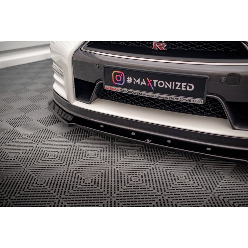 Front Splitter Nissan GTR R35 Facelift a 421,03 € uniw-NI-GTR-4F2-FD1G*16882 chez CAROU TUNING