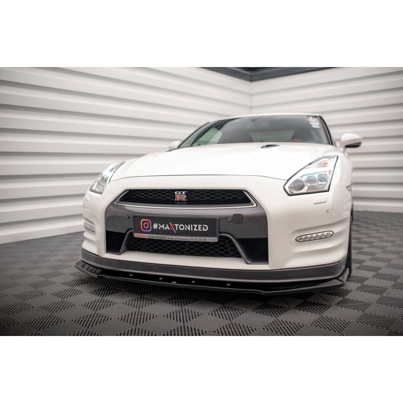 Front Splitter Nissan GTR R35 Facelift a 421,03 € uniw-NI-GTR-4F2-FD1G*16882 chez CAROU TUNING