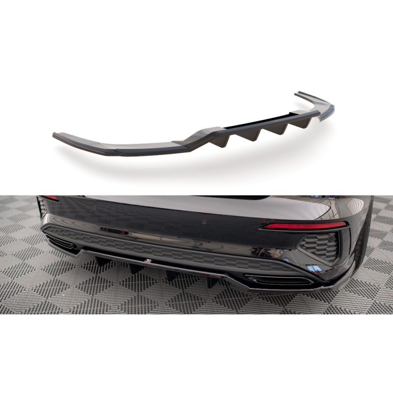 Rear Splitter (with vertical bars) Audi A3 S-Line Sedan 8Y a 526,82 € uniw-AU-A3-8Y-SLINE-S-RD1G+RD2G*16946 chez CAROU TUNING