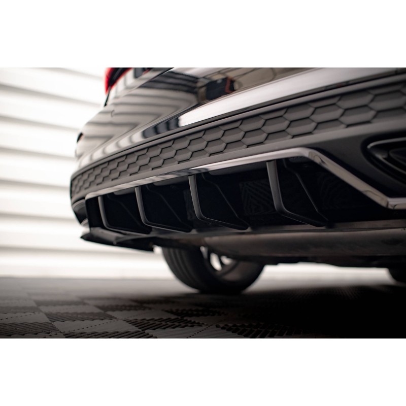 Rear Splitter (with vertical bars) Audi A3 S-Line Sedan 8Y a 526,82 € uniw-AU-A3-8Y-SLINE-S-RD1G+RD2G*16946 chez CAROU TUNING