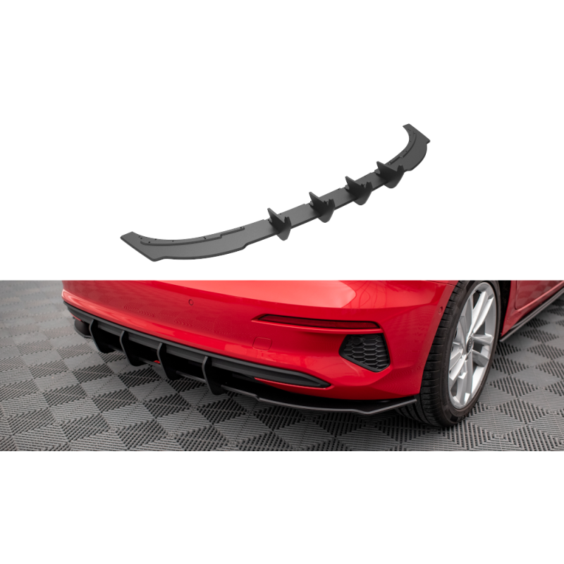 Street Pro Rear Diffuser Audi A3 Sportback 8Y a 442,19 € uniw-AUA38YCNC-RS1BRB*16986 chez CAROU TUNING