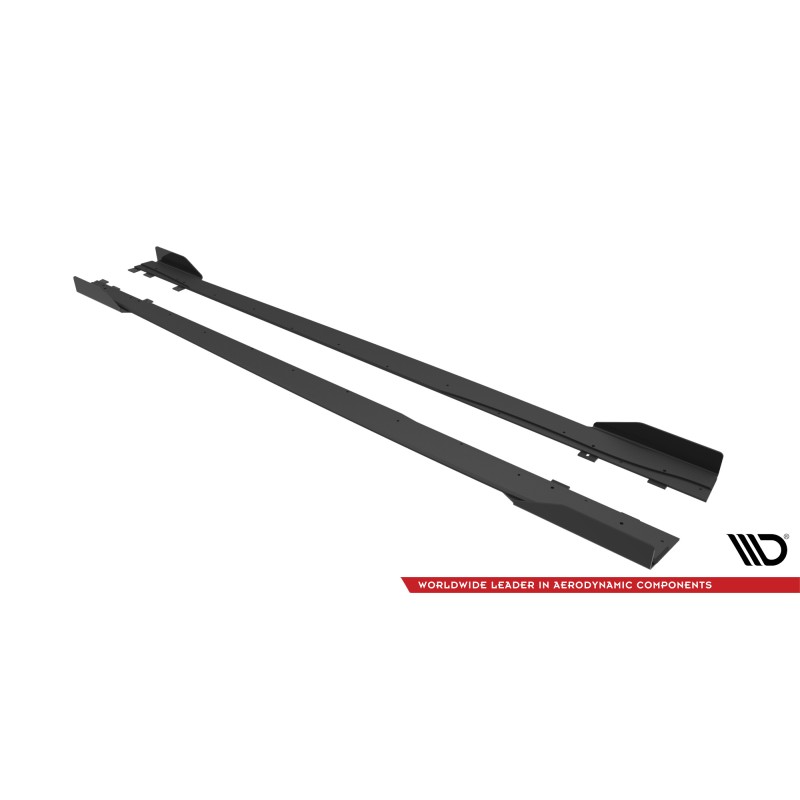 Street Pro Side Skirts Diffusers + Flaps Mercedes A35 AMG / AMG-Line Aero Pack W177 a 482,39 € uniw-MEA17735CNC-SD1B+SF1G*17020 chez CAROU TUNING