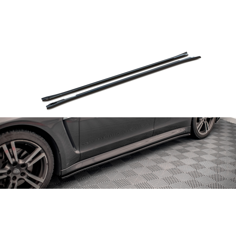 Side Skirts Diffusers V.2 Porsche Panamera / Panamera Diesel / Panamera Turbo 970 a 421,03 € uniw-PO-PA-970-SD2G*17228 chez CAROU TUNING