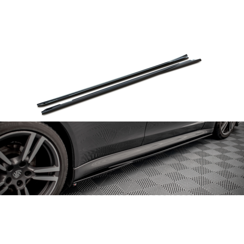 Side Skirts Diffusers V.1 Porsche Panamera / Panamera Diesel / Panamera Turbo 970 a 421,03 € uniw-PO-PA-970-SD1G*17232 chez CAROU TUNING