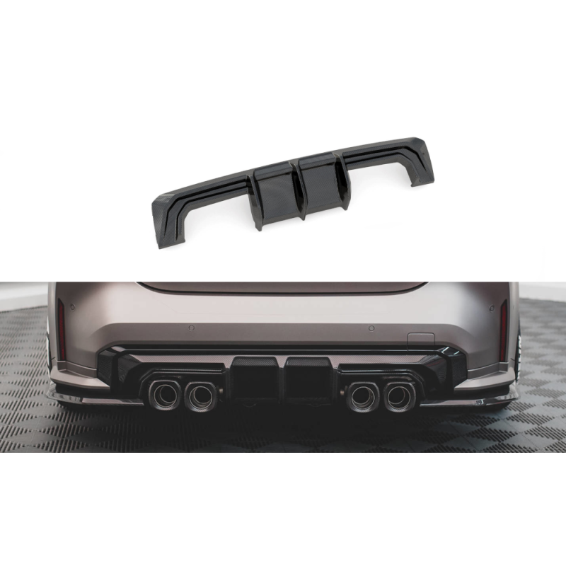 Carbon Fiber Rear Diffuser BMW M4 G82 / M3 G80 a 2 325,21 € uniw-CF-BM-4-G82-M-RS1-245-P*17326 chez CAROU TUNING