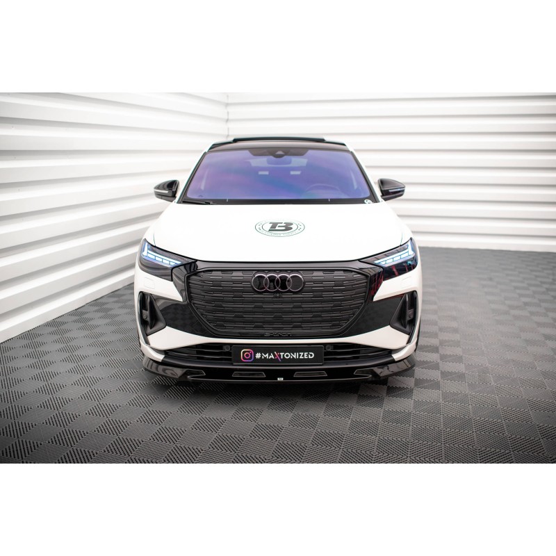 Front Splitter V.1 Audi Q4 e-tron Sportback S-line Mk1 a 421,03 € uniw-AU-Q4-ETRON-1-SB-FD1G*17545 chez CAROU TUNING