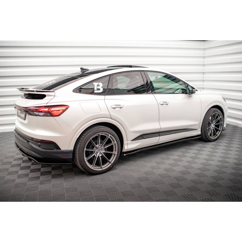 Side Skirts Diffusers Audi Q4 e-tron Sportback S-line Mk1 a 421,03 € uniw-AU-Q4-ETRON-1-SB-SD1G*17557 chez CAROU TUNING