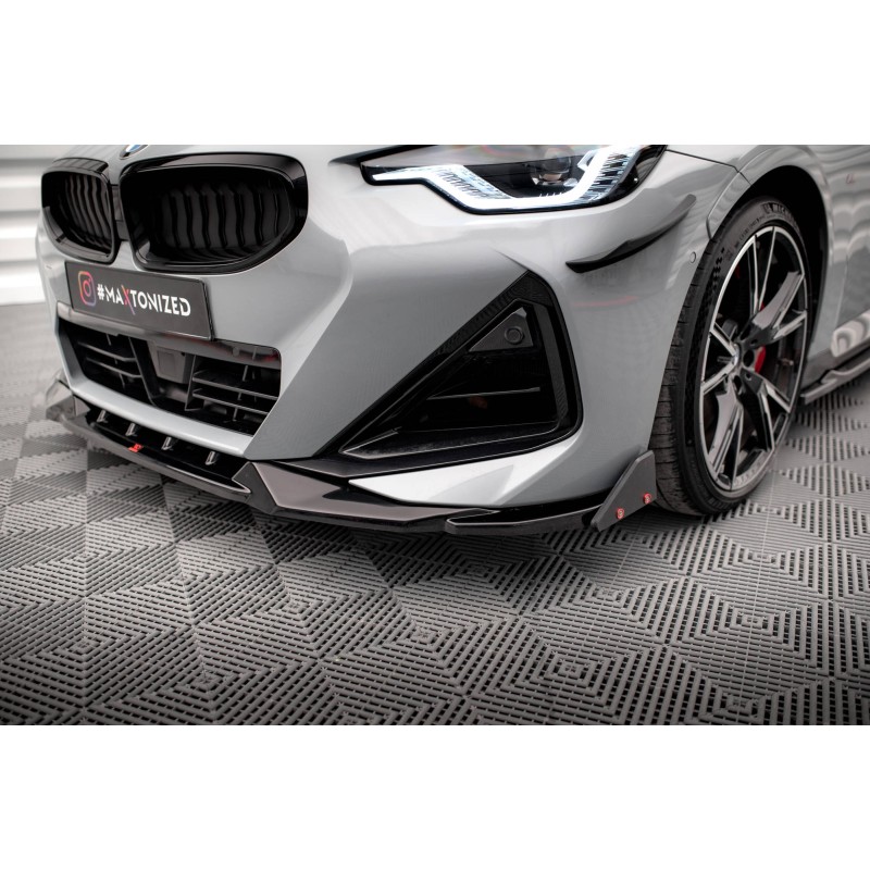 Front Splitter V.2 + Flaps BMW 2 Coupe M-Pack / M240i G42 a 526,82 € uniw-BM-2-42-MPACK-FD2G+FSF1B*17620 chez CAROU TUNING