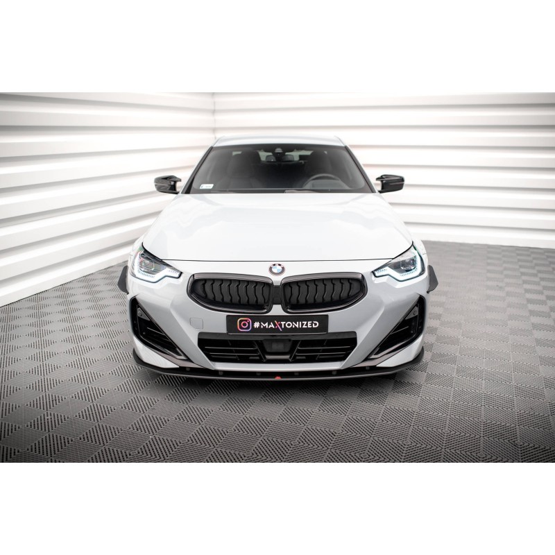 Street Pro Front Splitter BMW 2 Coupe M-Pack / M240i G42 a 357,56 € uniw-BM242MPACKCNC-FD1B*17672 chez CAROU TUNING