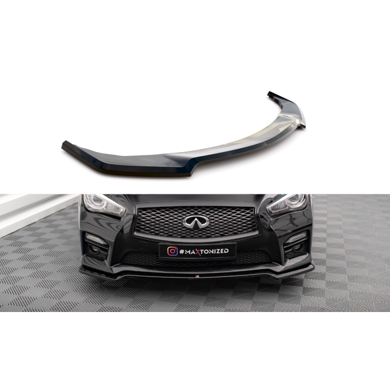Front Splitter V.1 Infiniti Q50 S Mk1 a 421,03 € uniw-IN-Q50S-1-FD1G*17771 chez CAROU TUNING