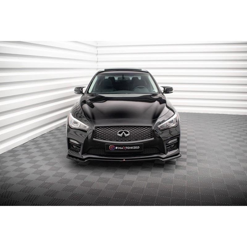 Front Splitter V.1 Infiniti Q50 S Mk1 a 421,03 € uniw-IN-Q50S-1-FD1G*17771 chez CAROU TUNING